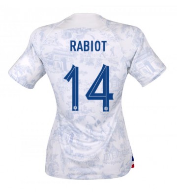France Adrien Rabiot #14 Replica Away Stadium Shirt for Women World Cup 2022 Short Sleeve